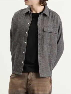 dime mtl Wool Overshirt Top Large